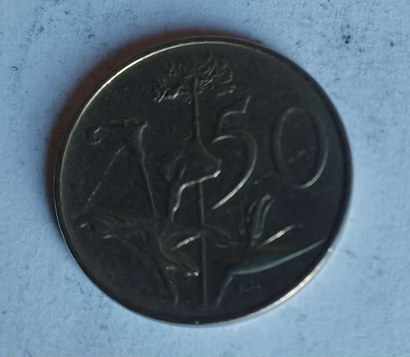 1977 RSA 50 Cent Coin