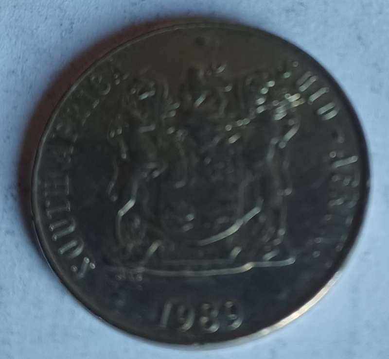 1989 RSA 50 Cent Coin
