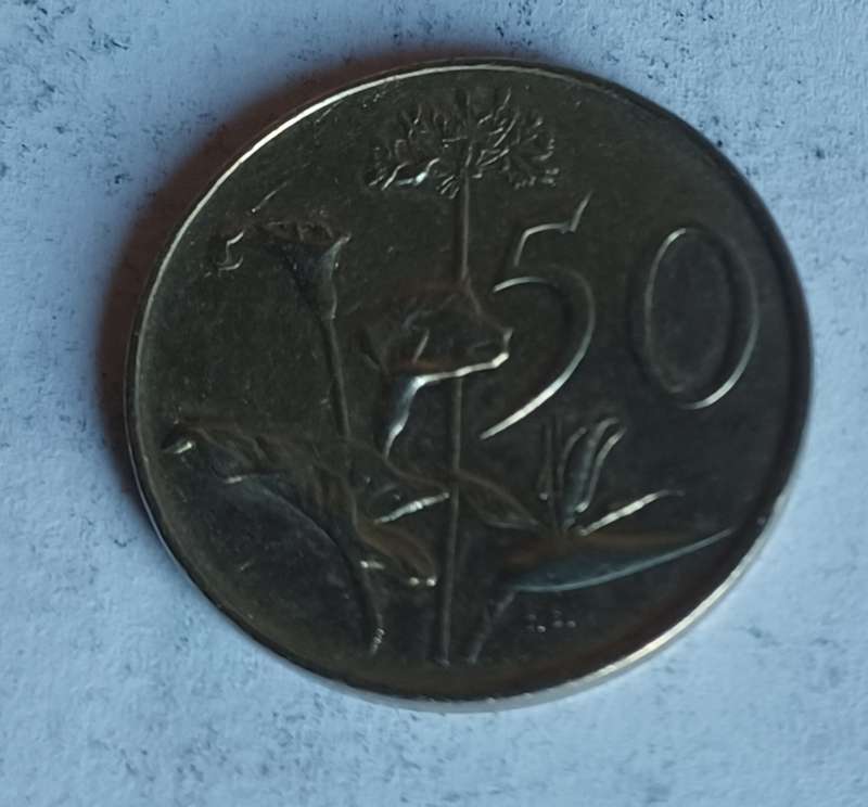 1989 RSA 50 Cent Coin