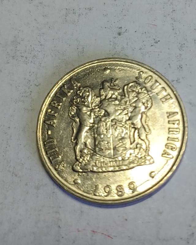 1989 RSA 20 Cent Coin