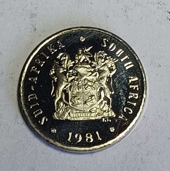1981 RSA 5 Cent Coin