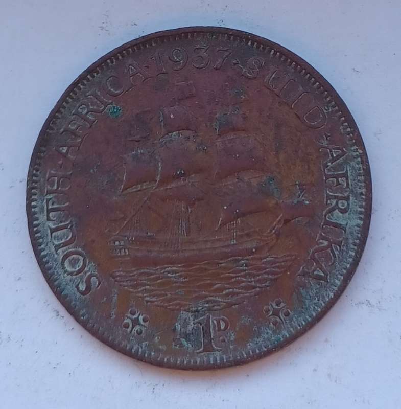 1937 Penny - South Africa
