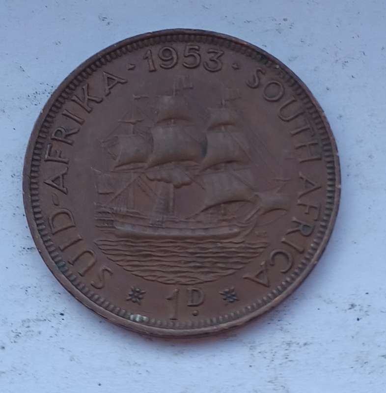 1953 South Africa Penny