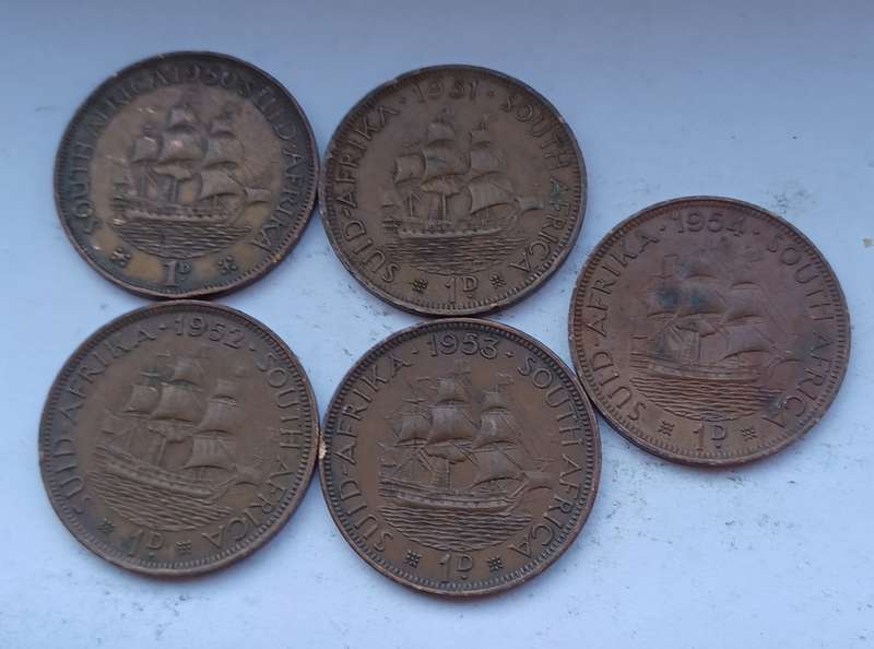 South Africa Penny's (1950, 1951, 1952, 1953