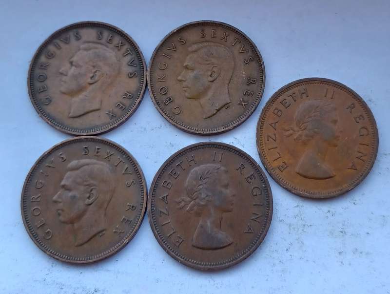 South Africa Penny's (1950, 1951, 1952, 1953