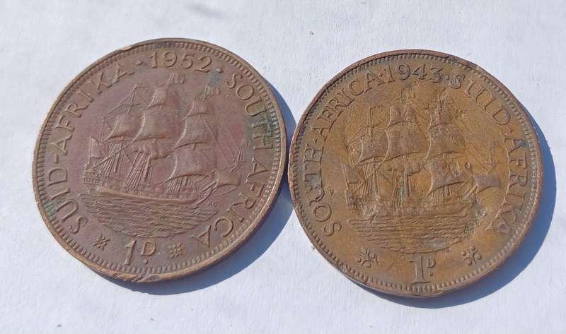 South Africa Penny's (1943, 1952