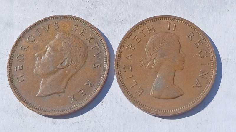 1952 ^ 1954 South Africa Penny