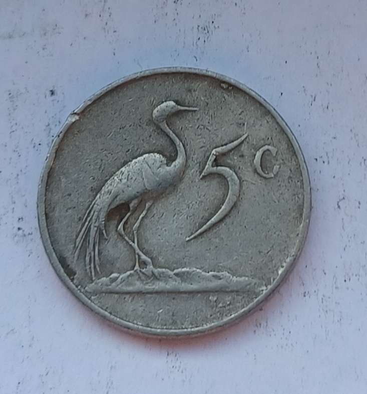 1976 South Africa 5 Cent