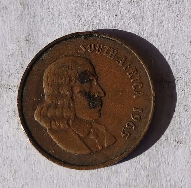 1965 English South Africa 2 Cent
