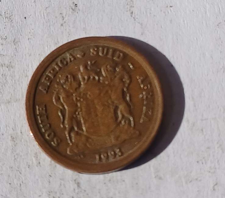 1993 South Africa 1 Cent coin