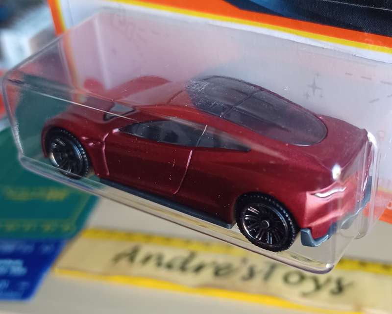 2021 Matchbox ~ 04/100 Tesla Roadster ~ Mint on Short card