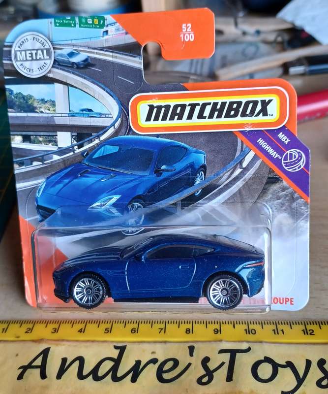 2019 Matchbox ~ 52/100 2015 Jaguar F-Type Coupe ~ Mint on Short card