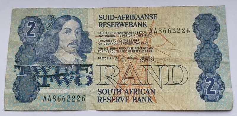 REPUBLIC OF SOUTH AFRICA - 2 RAND (AA)