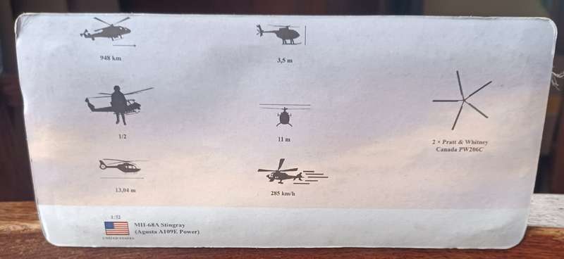 Model for collection ~ 1:72 ~ MII-68A Stingray