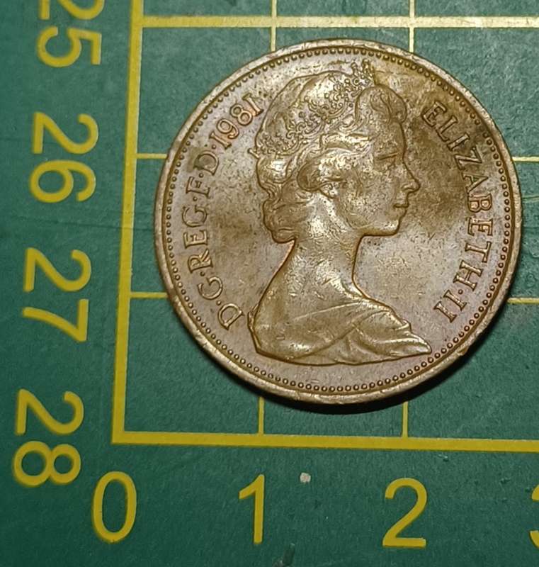 1981 united Kindom 2 Pence
