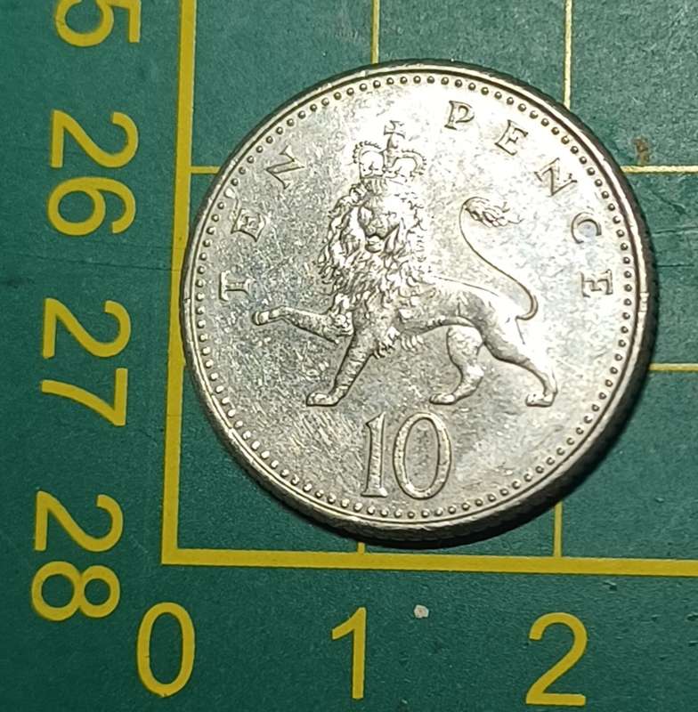 1992 united Kingdom 10 Pence