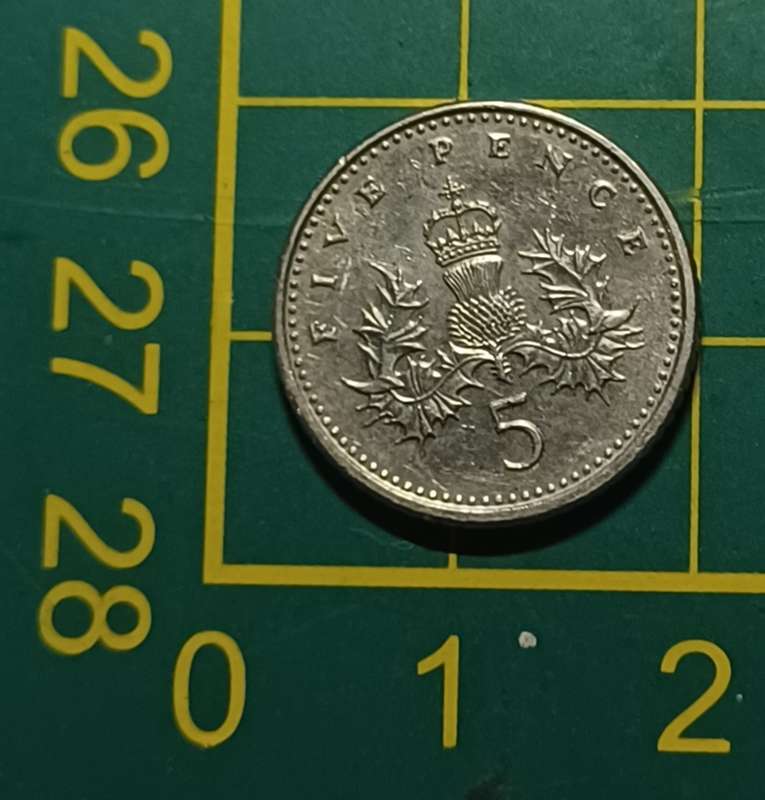 1990 united Kingdom 5 Pence