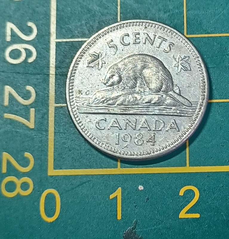 1984 Canada ~ 5 Cents