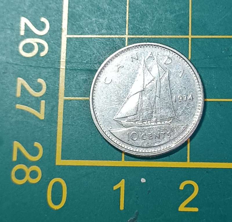 1974 Canada ~ 10 Cents