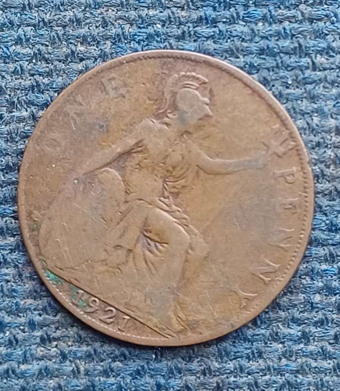 1921 united Kingdom ~ Penny