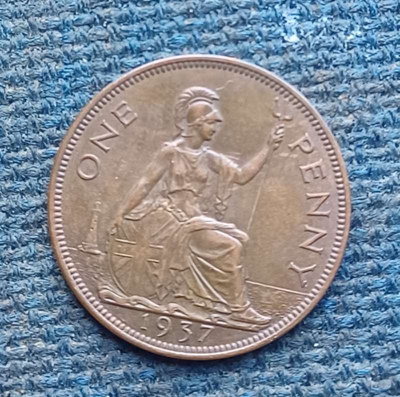 1937 united Kingdom ~ Penny