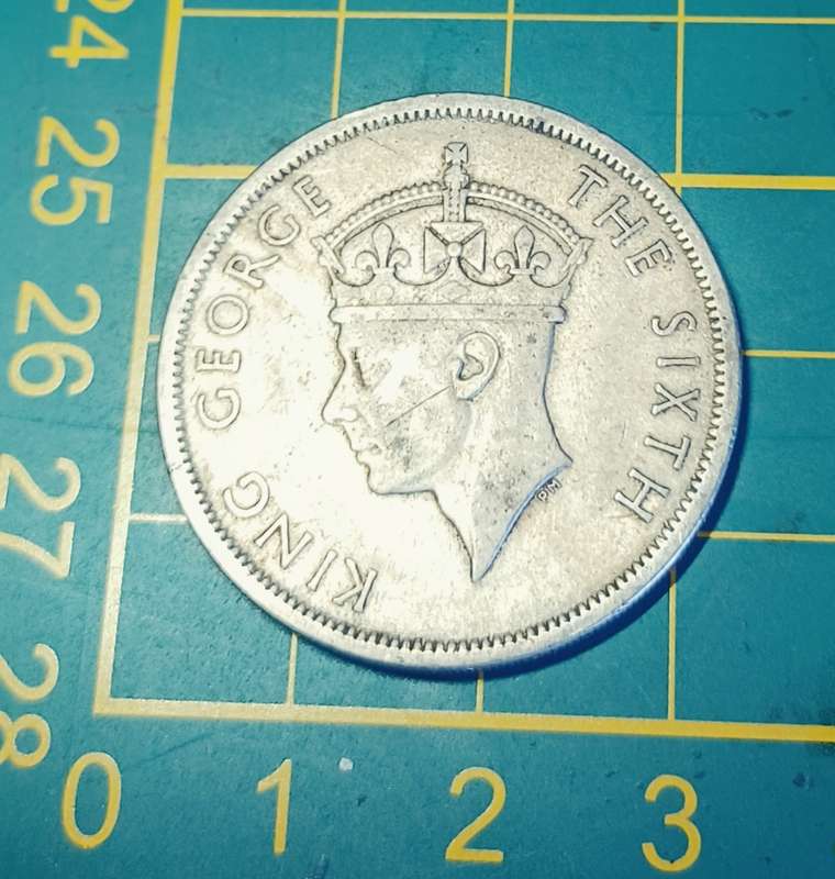 1951 Southern Rhodesia ~ Half Crown
