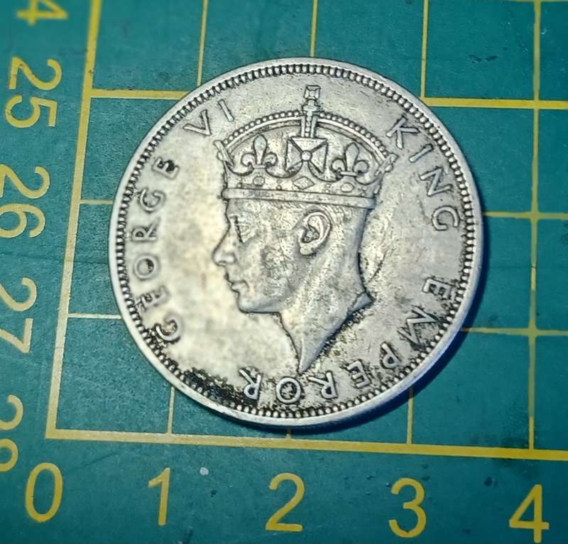 1947 Southern Rhodesia ~ Half Crown