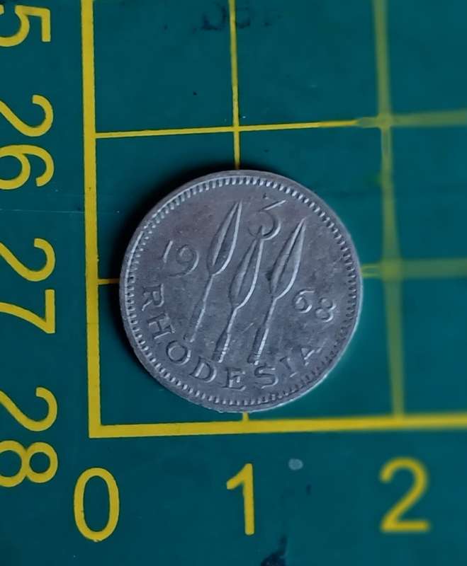 1968 Southern Rhodesia ~ 3 pence