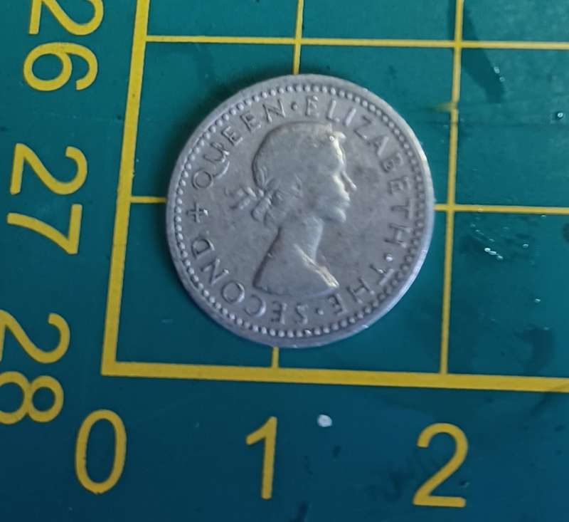 1957 Rhodesia and Nyasaland ~ Three Pence