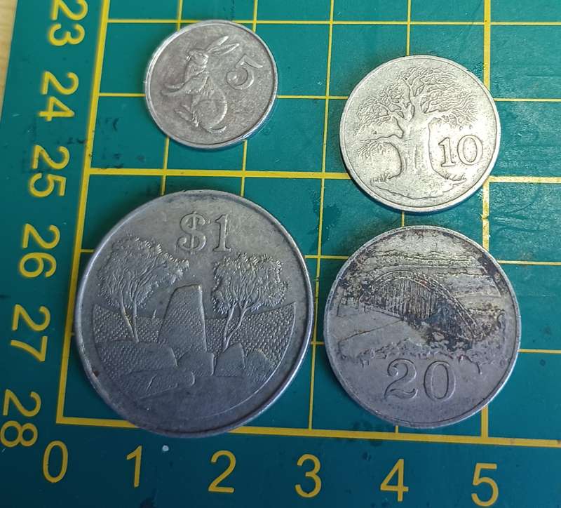 Zimbabwe Coins ~ Lot of 4