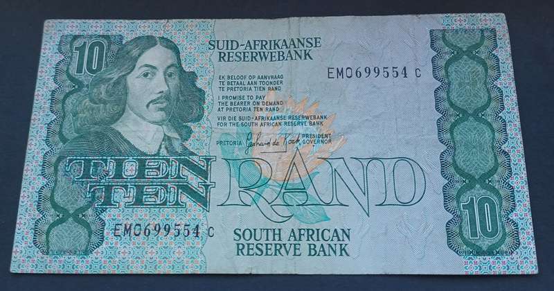REPUBLIC OF SOUTH AFRICA - 10 RAND EM0699554 C