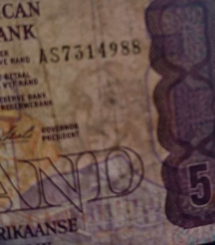 REPUBLIC OF SOUTH AFRICA - 5 RAND AS7314988