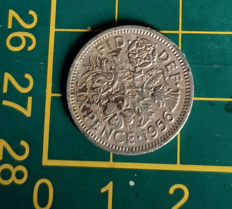 1956 ~ Six Pence  ~ United Kingdom