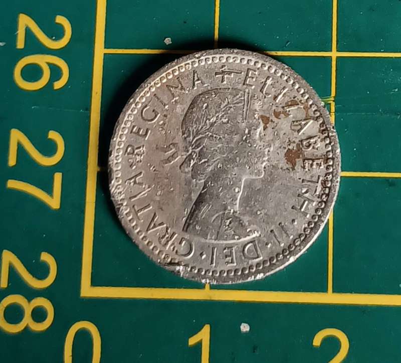1956 ~ Six Pence  ~ United Kingdom