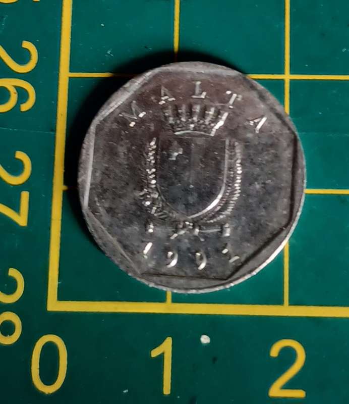 1991 ~ 5 Cent ~ Malta
