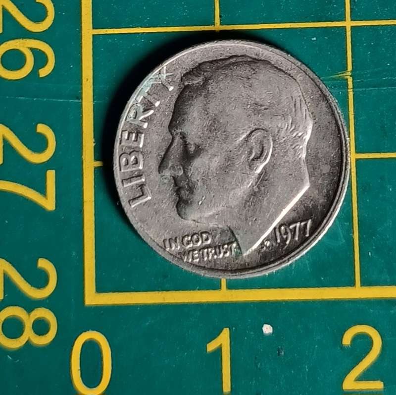 1977 one Dime ~ United States of America