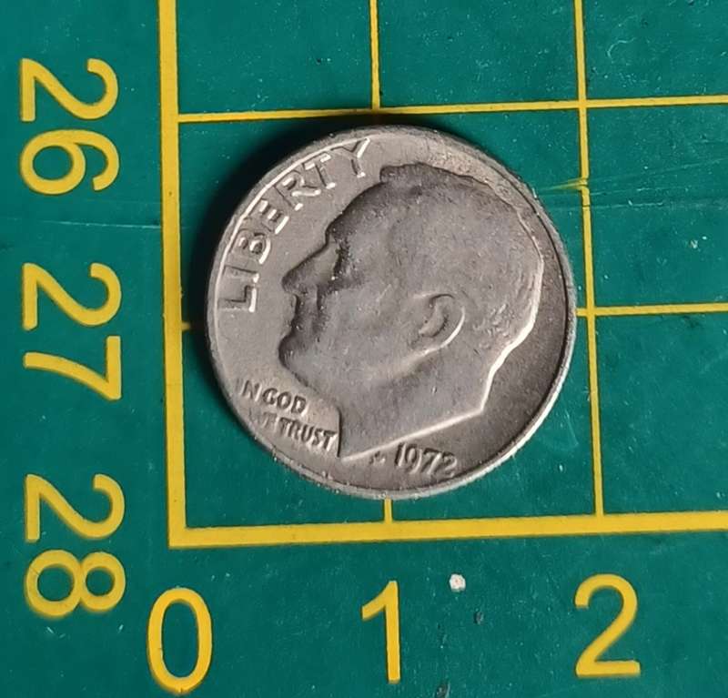 1972 one Dime ~ United States of America