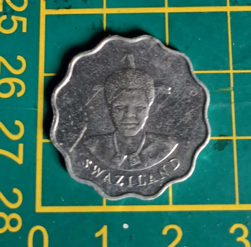 1986 20 Cents ~ Swaziland