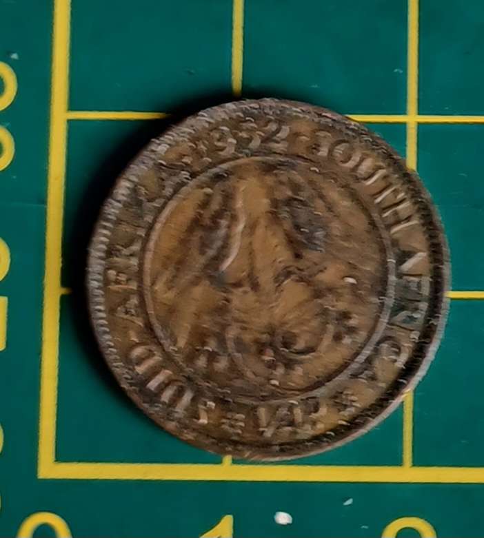 1952 ~ 1/4D ~ 1/4 Penny ~ Farthing ~ South Africa