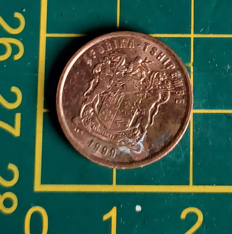 RSA 2 Cent Coin 1999