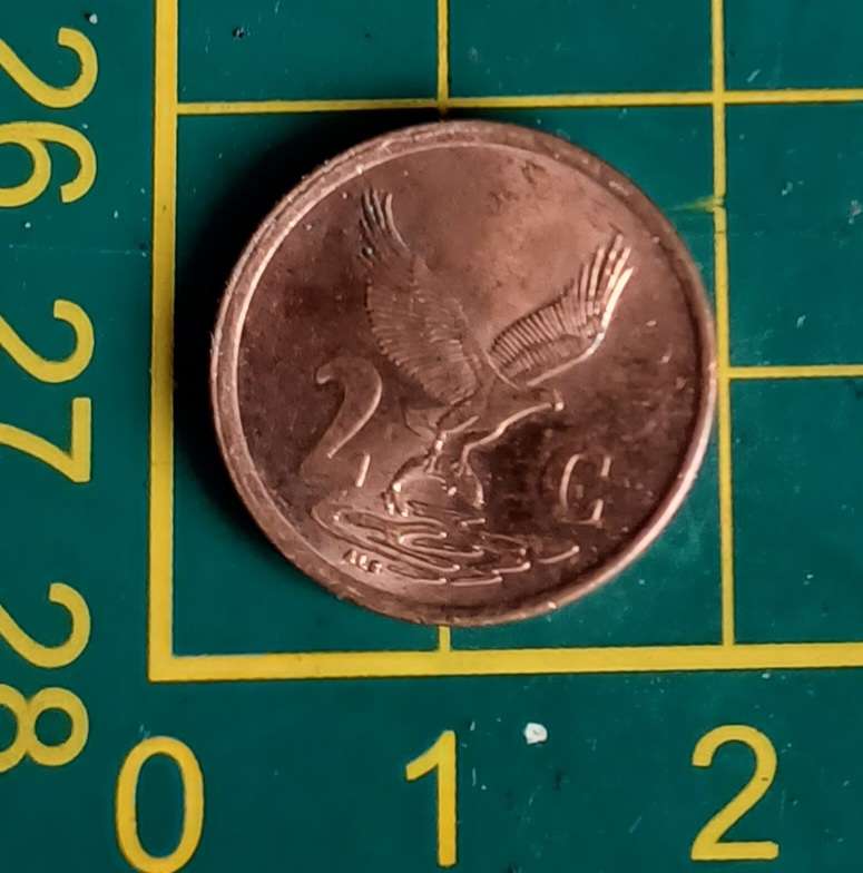 RSA 2 Cent Coin 1999