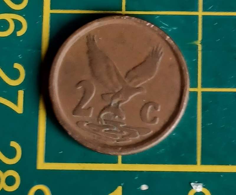RSA 2 Cent Coin 1991