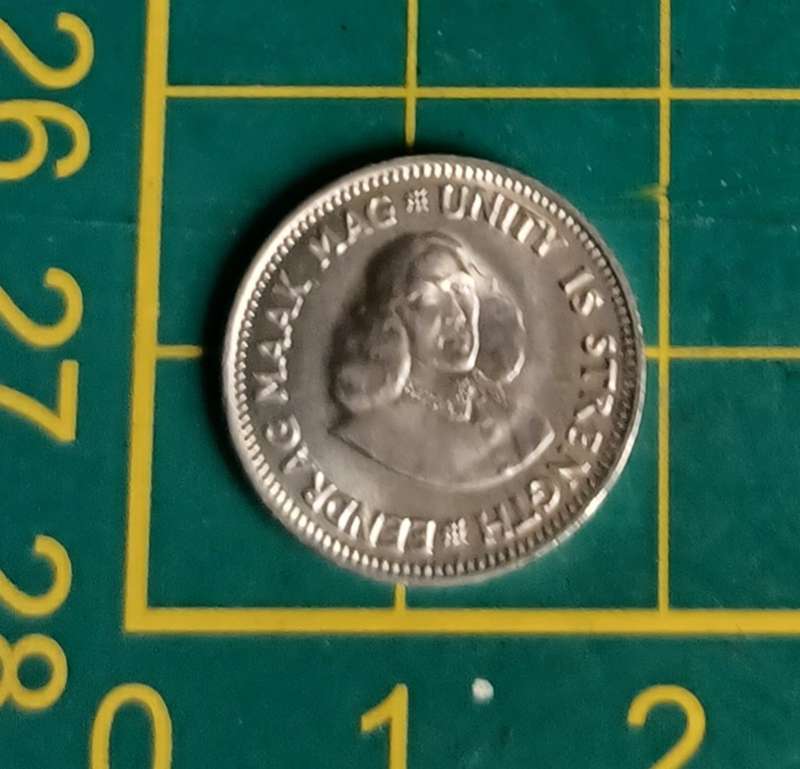 South African ~ 2 1/2 C ~ Two and a Half Cent -1963