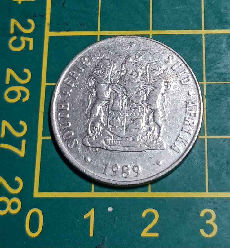 1989 ~ FIFTY CENT RSA NICKEL COIN