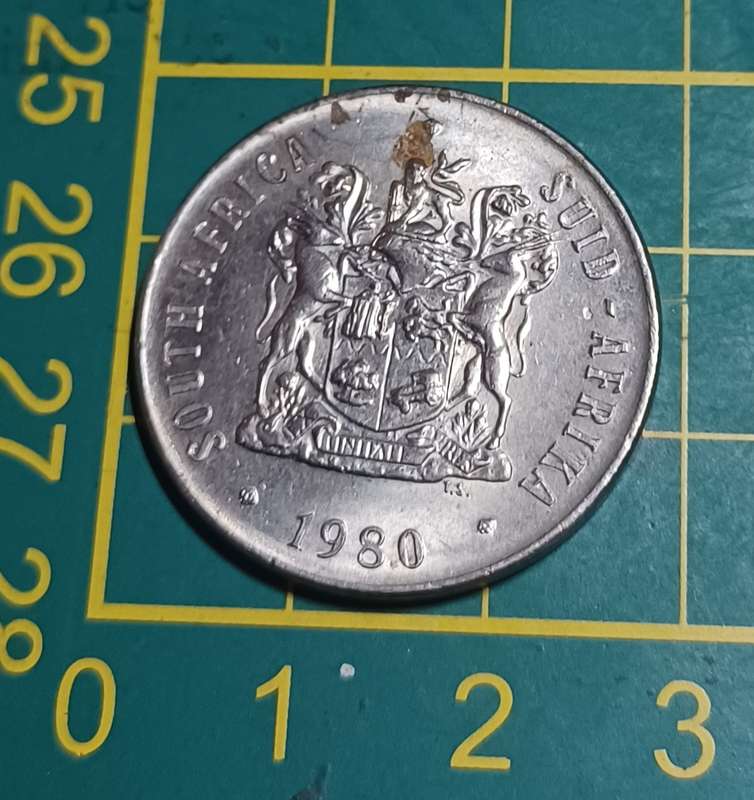 1980 ~ RSA 50 cent