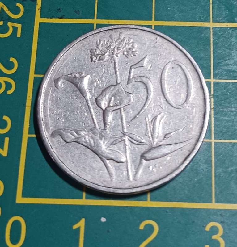 1971 ~ FIFTY CENT RSA NICKEL COIN