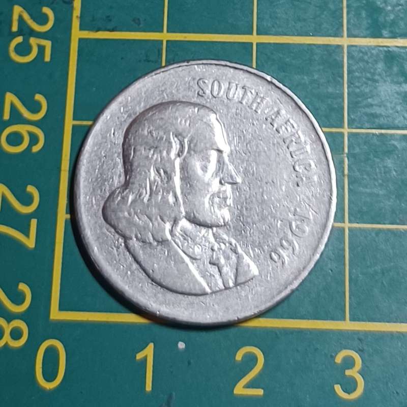 1966 Afrikaans  ~ FIFTY CENT RSA NICKEL COIN
