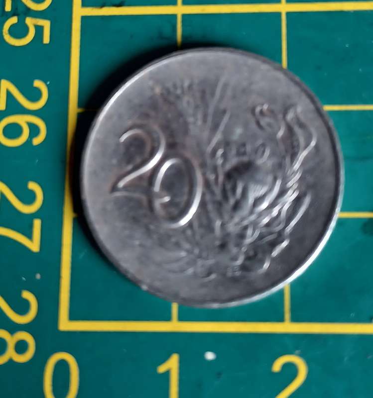 1965 ~ RSA Afrikaans 20 cent