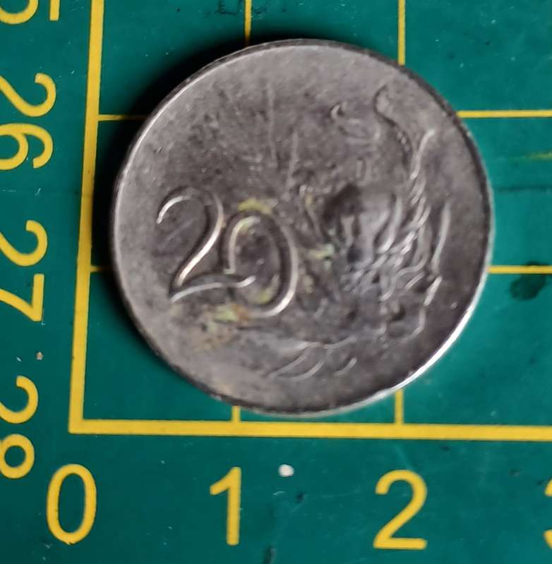1965 ~ RSA English 20 cent