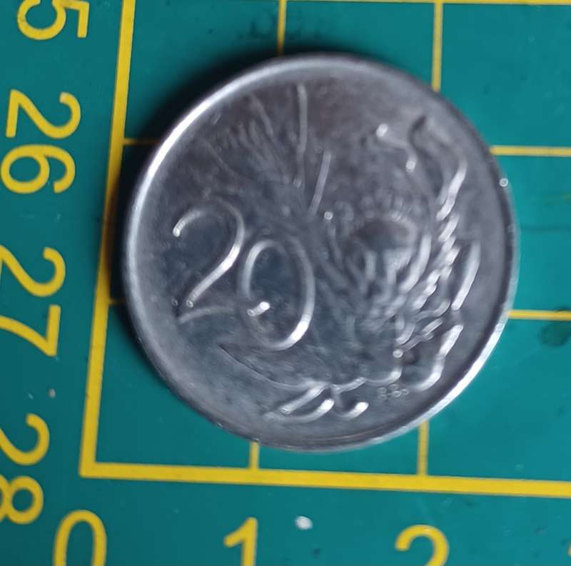 1971 ~ RSA 20 cent